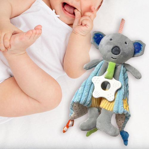 Baby Security Blanket Crinkly Ears Soothing Towel With