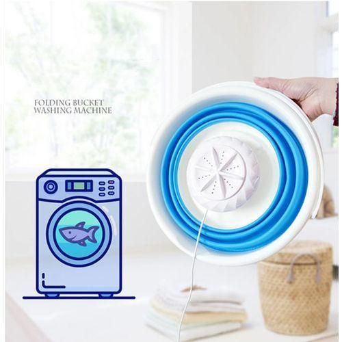 Foldable Baby Clothes Washing Machine Turbo, -Blue.