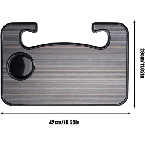 Portable Steering Wheel Dining Table Car Notebook Travel Laptop Computer Desk Eat Work Drink Food Coffee Goods Tray Board Dining Table Holder for Car,Steering Wheel Desk Car Food Eating Tray Gift Set- Multicolor