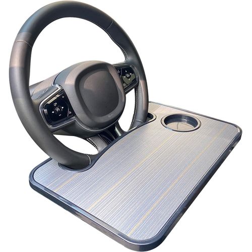 Portable Steering Wheel Dining Table Car Notebook Travel Laptop Computer Desk Eat Work Drink Food Coffee Goods Tray Board Dining Table Holder for Car,Steering Wheel Desk Car Food Eating Tray Gift Set- Multicolor