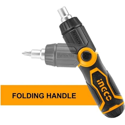 INGCO 13 IN 1 Ratchet Screwdriver Set - Black