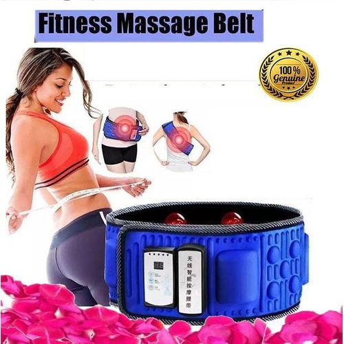 Super Fast Tummy Slimming Belt For Men And Women , Vibrating - Blue,