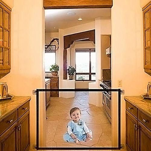 Magic Gate Portable Folding Mesh Baby Safety Fencing Gate