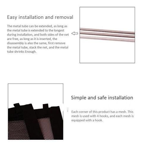 Magic Gate Portable Folding Mesh Baby Safety Fencing Gate