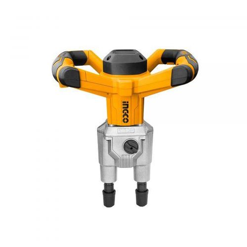 INGCO 1400 Watt Electric Mixer for Paint Cement Putty MX214008 - Black & Orange