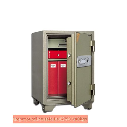 Universal Fireproof Office Safe BS K750 -Two Keys, 140kgs(Grey)