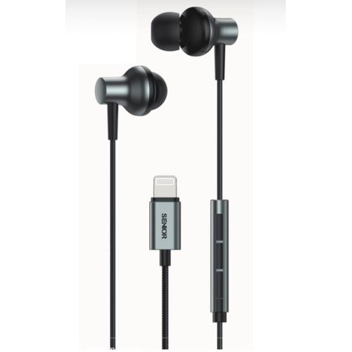 Senior F-790 Extra Bass Hi-Fi Type C Headphone, USB C Wired Earbuds with Microphone, In-ear Headphones for iPhone 15 Pro Max, iPad Pro/Air, MacBook Pro/Air, Samsung S24 Ultra & More &ndash; Black