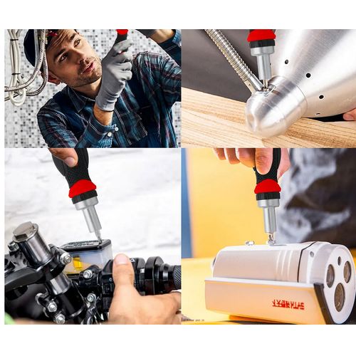 41 in 1 Multi Heads Ratcheting Small Screwdriver and Socket Set Multi -purpose Precision DIY Household Repair Tool Kits-Multi