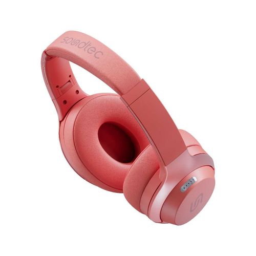 Soundtec By Porodo Eclipse Wireless Headphone with ENC Noise Cancellation, High-Clarity Mic, Pure Deep Bass, Up to 50 Hours Playtime, Bluetooth V5.3 -Multicolor