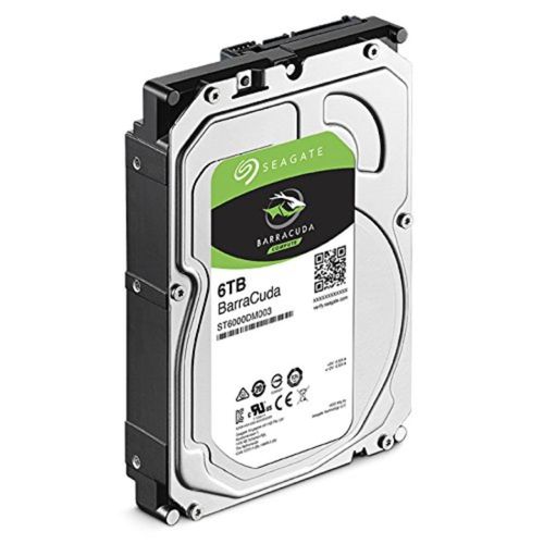 Barracuda Internal Hard Drive 6TB Desktop HDD SATA 6Gb/s 256MB Cache 3.5-Inch (ST6000DM003)- Silver