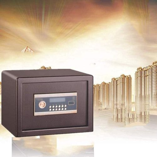 D25 Security Safe Box, Safe with Password Lock, Important File Security Encryption Locker All Steel Structure Electronic Password Safe - Multicolor