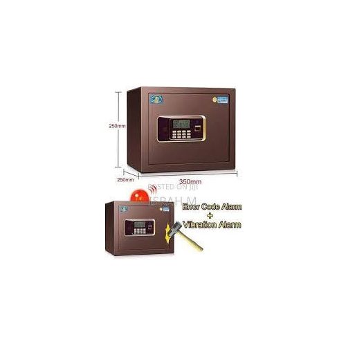 D25 Security Safe Box, Safe with Password Lock, Important File Security Encryption Locker All Steel Structure Electronic Password Safe - Multicolor