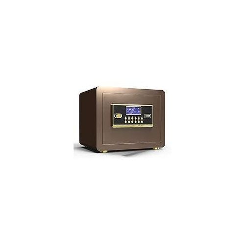 D25 Security Safe Box, Safe with Password Lock, Important File Security Encryption Locker All Steel Structure Electronic Password Safe - Multicolor