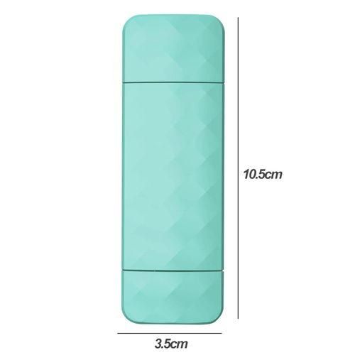 Book Lamp Rechargeable Led Reading Light with Timer 3 Colors Clipon Sky Blue