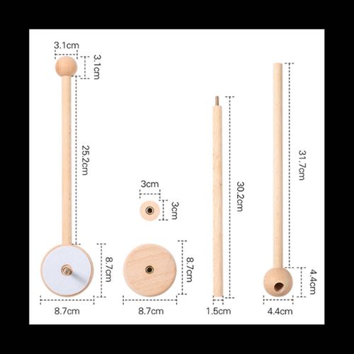 Baby Crib Mobile Arm - Wooden Mobile Arm for Crib Mobile