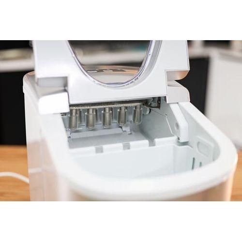 Geepas Ice Cube Maker, Two Sizes, Produces 12Kg In 24 Hours – Container 700G, Water 2.2L, Ecological Gas, Automatic Functioning-Grey