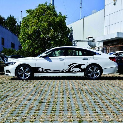 Wave  Graphics Car Body Side Stickers  Stripe Decals For