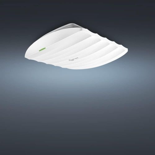 TP-Link Omada 300Mbps Wireless N Ceiling Mount Access Point Supports Passive PoE,Single_Band, Free PoE Injector, Long Range Coverage, Secure Guest Network, Centralized Management (EAP110)