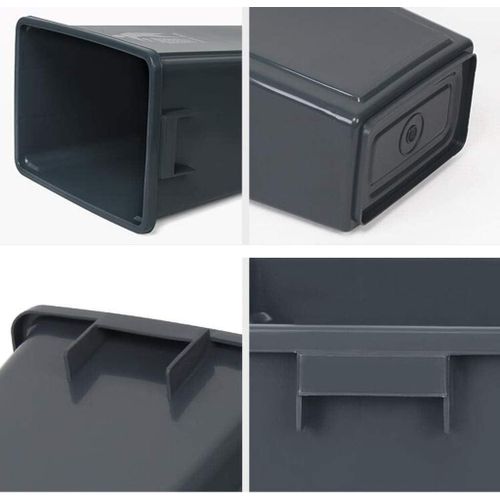20 Litres Multifunctional Outdoor Large Plastic Trash Can Rubbish Recycling Dust Bin Waste paper basket Garbage Container For School Street Residential Area Dustbins Creative Plastic Public Place