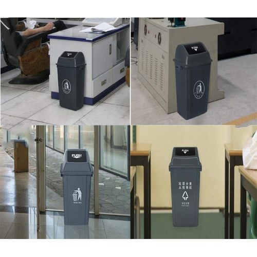 20 Litres Multifunctional Outdoor Large Plastic Trash Can Rubbish Recycling Dust Bin Waste paper basket Garbage Container For School Street Residential Area Dustbins Creative Plastic Public Place