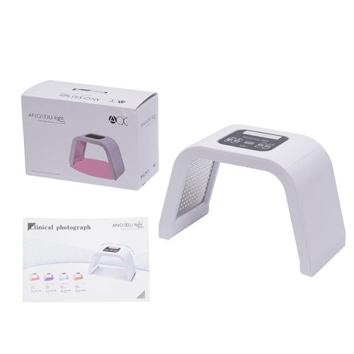 7 Colours LED Mask Skin Care Machine, Light Beauty Lamp Rejuvenation Mask Device Professional Comedo Treatment Skin Wrinkle Removal Face Body Care Tools