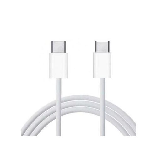 20W Super Fast Charger For All Phones Type C To Type C-White