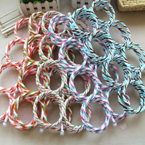 24 Ring Clothes Tie Belt Shawl Scarf Hanger Closet Organizer - Multicolour