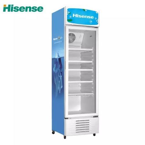 Hisense 500L / 382L Net  Beverage Chiller Display Refrigerator- Black / White