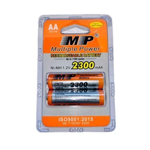 AA Rechargable MP Batteries-Multicolour