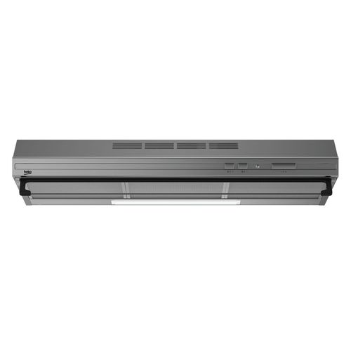 Beko 90cm Cassette Type Built-in Hood, Stainless Steel Inox - Grey
