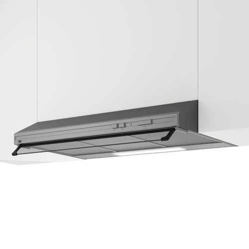 Beko 90cm Cassette Type Built-in Hood, Stainless Steel Inox - Grey