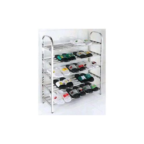 Unique Metallic Stainless Steel Shoe Strong Rack