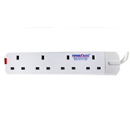 Power King 4 Ways Power King Extension Cable - White