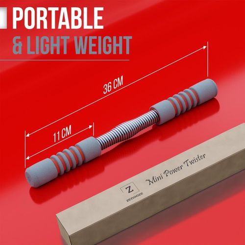 1 Arm Chest Strength Ining Spring Power Twister Bar Exercise Fitness Muscle Building Power Twister Flex Bar, The Ultimate Upper Body Exercise Equipment for Strengthening Your Chest Workout, Shoulders,Biceps, Arms, Forearm Strengthener
