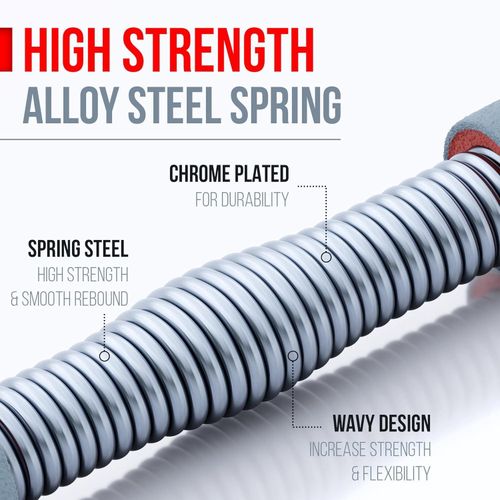 1 Arm Chest Strength Ining Spring Power Twister Bar Exercise Fitness Muscle Building Power Twister Flex Bar, The Ultimate Upper Body Exercise Equipment for Strengthening Your Chest Workout, Shoulders,Biceps, Arms, Forearm Strengthener