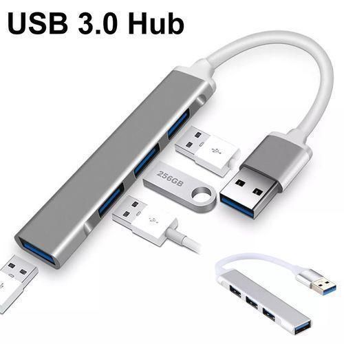USB HUB 3 0 Adapter 4 Port USB 3.0 High Speed-Gray