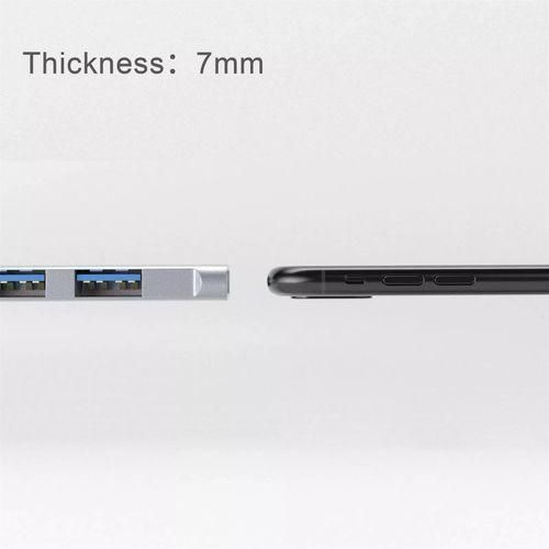 USB HUB 3 0 Adapter 4 Port USB 3.0 High Speed-Gray