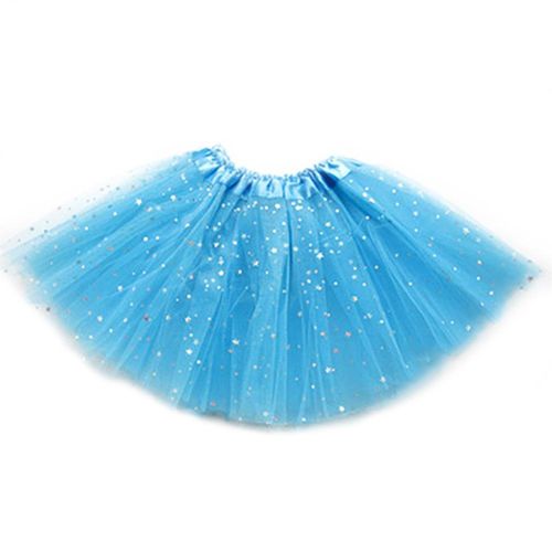 Cute Baby Girls Princess Tutu Skirt Kids Clothes Party Ballet Dance Wear Mini Skirts New,Blue NO5112