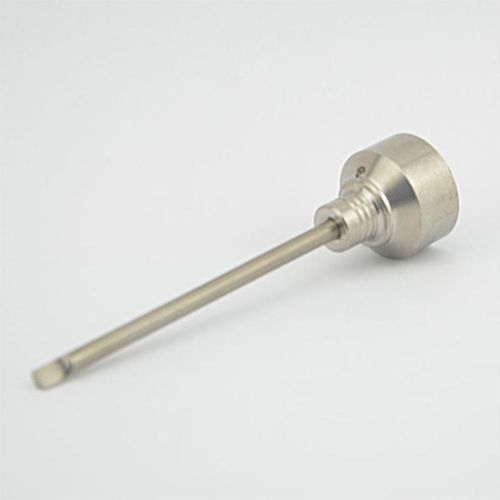 18mm Titanium Nail GR 2 Carb Cap with One Hole 89mm Dabber Titanium Nail Nail for Glass Bong Water Pipe