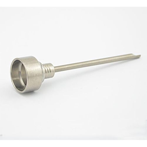 18mm Titanium Nail GR 2 Carb Cap with One Hole 89mm Dabber Titanium Nail Nail for Glass Bong Water Pipe