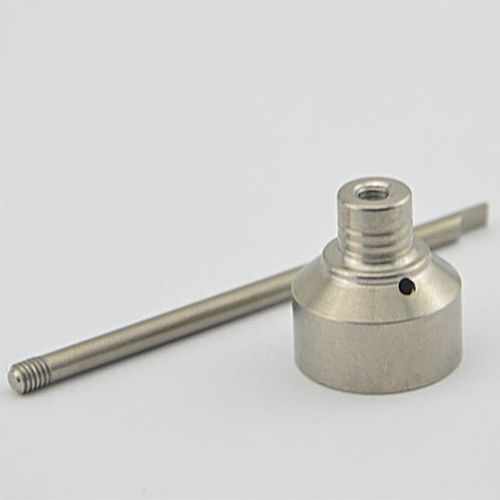 18mm Titanium Nail GR 2 Carb Cap with One Hole 89mm Dabber Titanium Nail Nail for Glass Bong Water Pipe