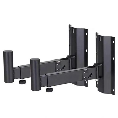 1 pair Speaker Sound Audio Media Support Stand Holder Fixed Fixed Wall Mount Bracket