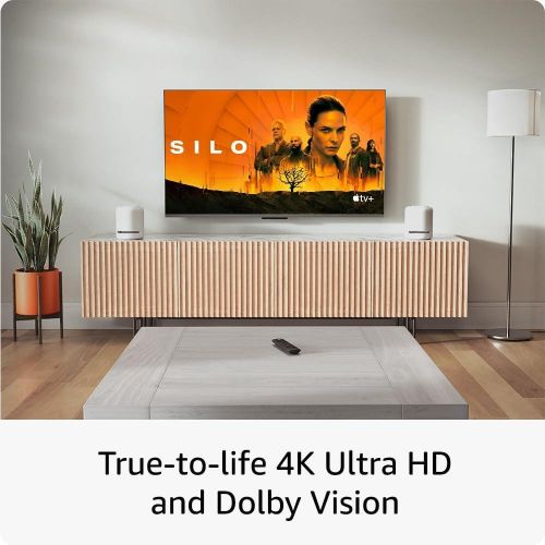 Amazon Fire TV Stick 4K Max 2nd Gen Streaming Device, Supports Wi-Fi 6E, free & live TV without cable or satellite. Visit The Fire TV Store -Black