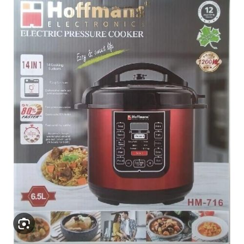 Hoffmans 14 In 1 Electric Pressure Cooker - Red