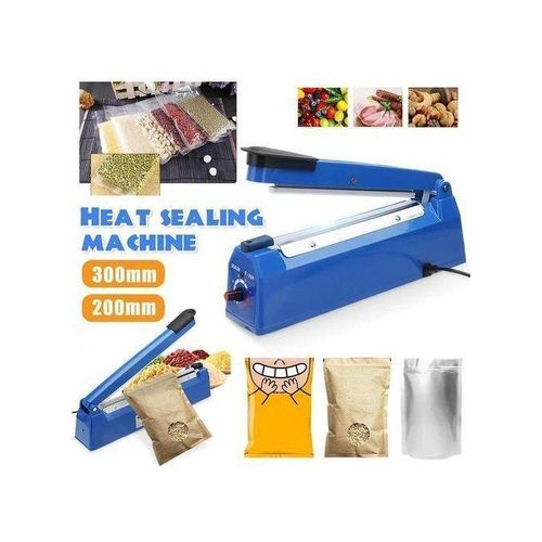 Handheld Impulse Sealer Machine Plastic Sealing - Blue