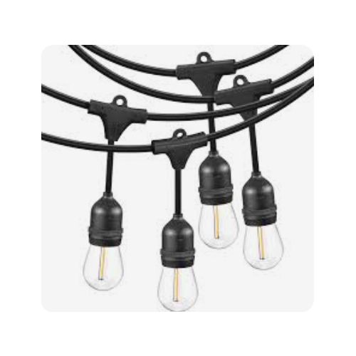 Outdoor String Lights Waterproof Retro Outdoor Spotlight.