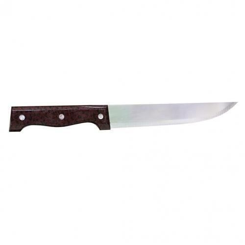 Big Wooden Stainless Steei Kitchen Knife-Brown