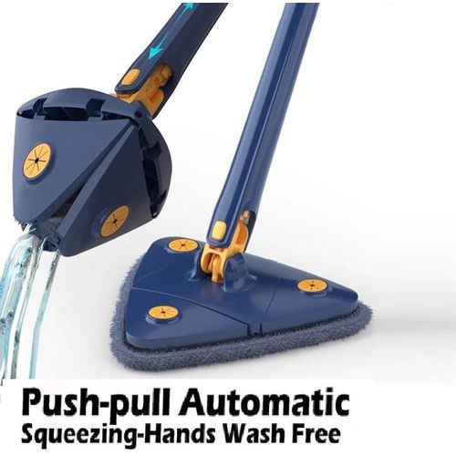 Adjustable Modern Mop With Includes Water Squeezer -Blue