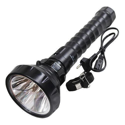 Torch / Flash Light Torch /  Dp Portable, Powerful And Rechargeable - Black