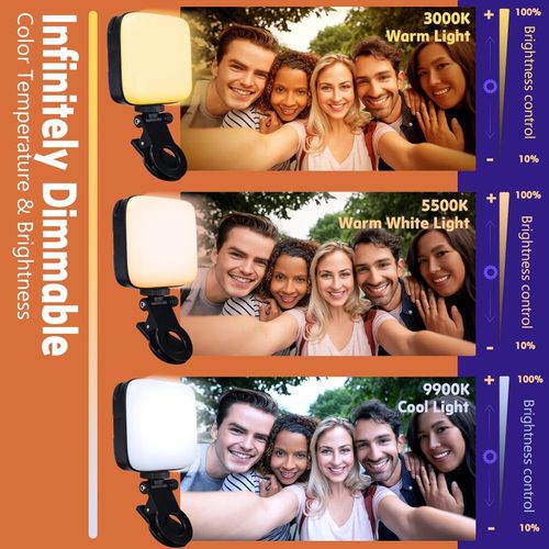Portable mobile phone photo fill light self-shooting handheld pocket RGB photography light outdoor mini fill light